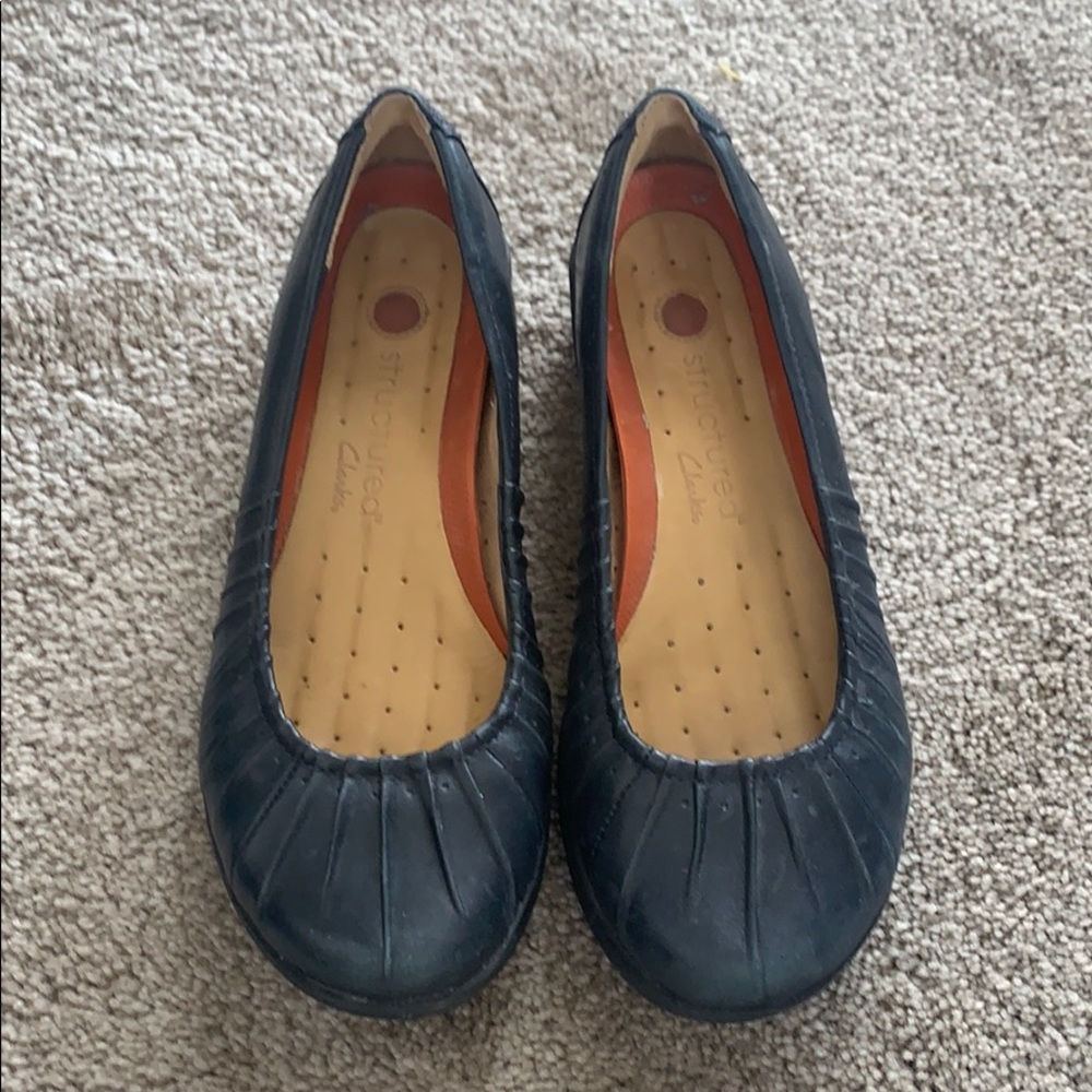 Clarks Structured Flats - image 1